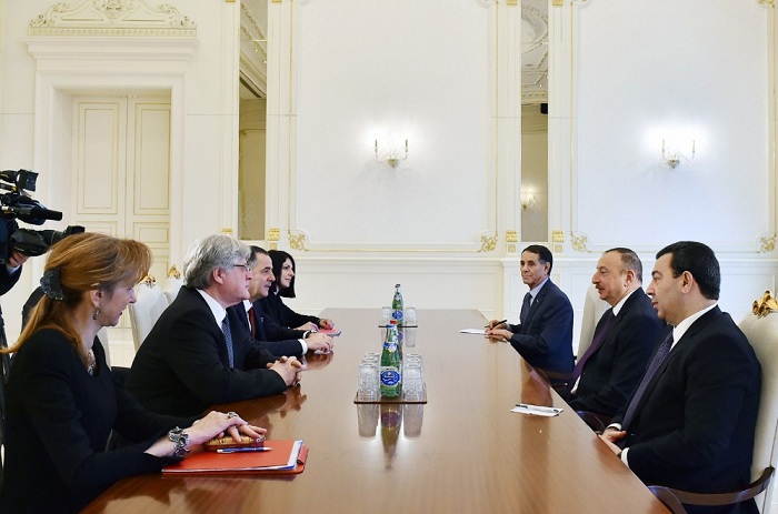 Azerbaijani president receives PACE co-rapporteurs 
